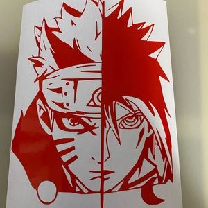 Naruto/sasuke Decal sticker for car